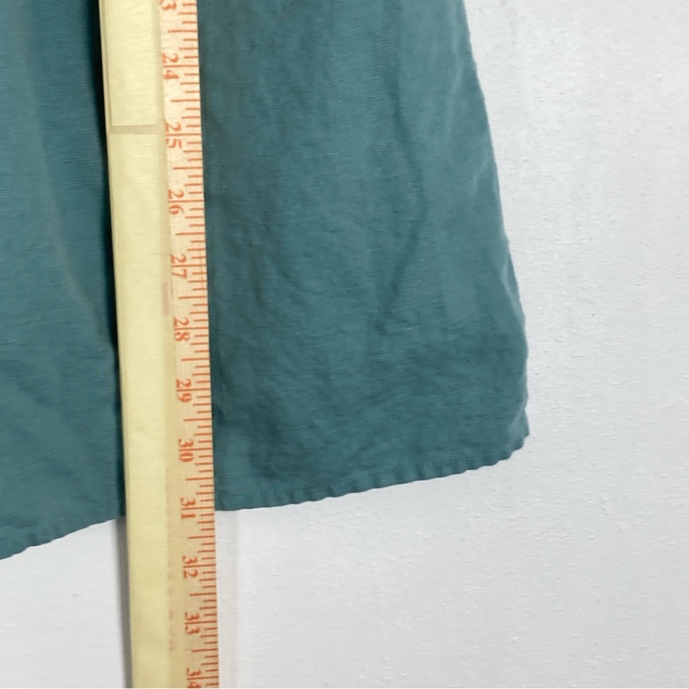 Madewell Mini Dress Babydoll Womens XS Green Alexandra Button Front Cottagecore - Picture 8 of 15